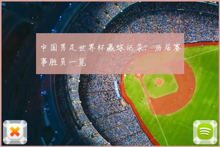 中国男足世界杯赢球记录:历届赛事胜负一览