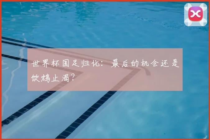 世界杯国足归化：最后的机会还是饮鸩止渴？